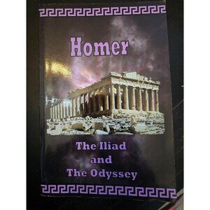 Homer the Iliad and the Odyssey Paperback Book
